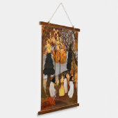 Hütte Wandteppich Mit Holzrahmen (Gewinkelt)