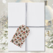 Hütte Watercolor Geschenkanhänger