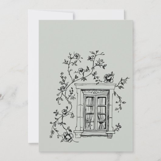 Hütte Weekend Junggeselinnen-Abschied Einladung (Rückseite)