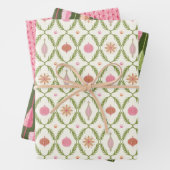 Hütte Weihnachtswackelpapier - Flaschenstück Geschenkpapier Set (Beispiel)