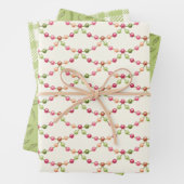 Hütte Weihnachtswrapping Paper - Garland Geschenkpapier Set (Beispiel)