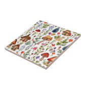 Hütte Whimsical Village, Pilze, Natur Fliese (Seite)