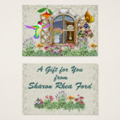 Hütte Window Gift Tag - SRF (Vorne & Hinten)