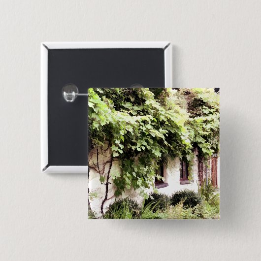 Hütte WISTERIEN Button (Vorne & Hinten)