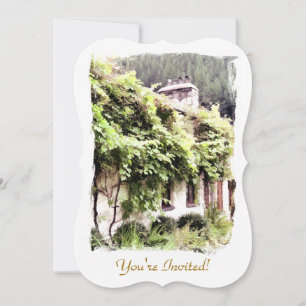 Hütte WISTERIEN Einladung