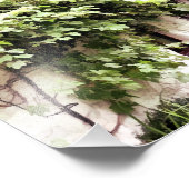 Hütte WISTERIEN Fotodruck (Ecke)