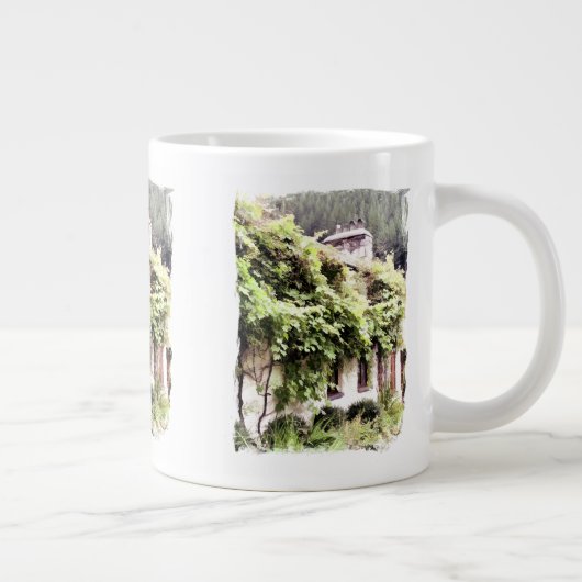 Hütte WISTERIEN Jumbo-Tasse (Rechts)