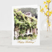 Hütte WISTERIEN Karte (Gelbe Blume)