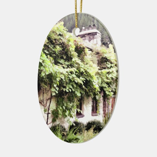 Hütte WISTERIEN Keramik Ornament (Links)
