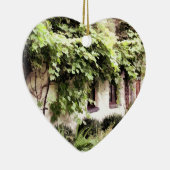 Hütte WISTERIEN Keramikornament (Rechts)