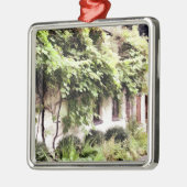 Hütte WISTERIEN Ornament Aus Metall (Links)