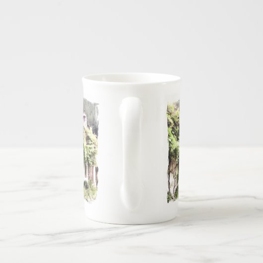 Hütte WISTERIEN Porzellantasse (Rückseite)