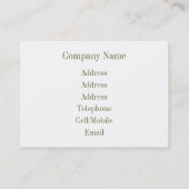 Hütte WISTERIEN Visitenkarte (Rückseite)