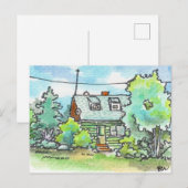 Hütte zu 89 postkarte (Vorne/Hinten)