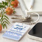 Hüttechic-Gasthaus-Raum-Schlüsselanhänger Schlüsselanhänger (Vorderseite rechts)