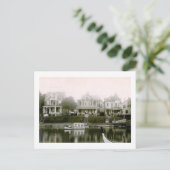 Hütten, Asbury Park, New Jersey Vintag Postkarte (Stehend Vorderseite)