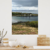 Hütten auf der Insel Jura in Schottland Poster (Küche)