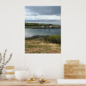 Hütten auf der Insel Jura in Schottland Poster (Küche)