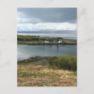 Hütten auf der Insel Jura in Schottland Postkarte