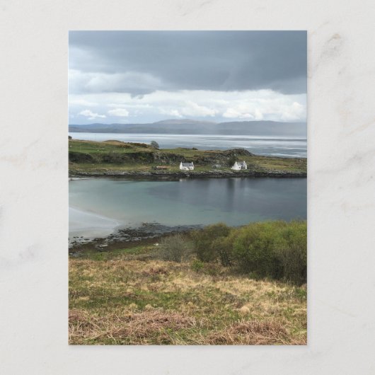 Hütten auf der Insel Jura in Schottland Postkarte (Vorderseite)