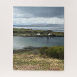 Hütten auf der Insel Jura in Schottland Puzzle