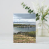 Hütten auf der Isle of Jura. Schottische Insel Postkarte (Stehend Vorderseite)