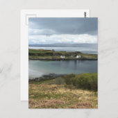 Hütten auf der Isle of Jura. Schottische Insel Postkarte (Vorne/Hinten)