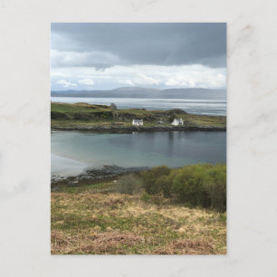 Hütten auf der Isle of Jura. Schottische Insel Postkarte