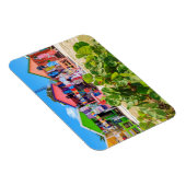 Hütten aus mehrfarbigem Holz | Long Bay Beach Magnet (Rechte Seite)