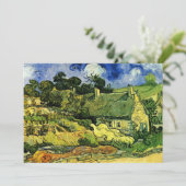 Hütten, Cordeville von Vincent van Gogh (Stehend Vorderseite)