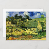 Hütten, Cordeville von Vincent van Gogh (Vorne/Hinten)