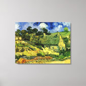 Hütten, Cordeville von Vincent van Gogh Leinwanddruck (Vorderseite)
