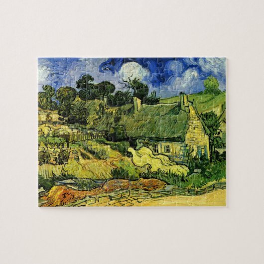 Hütten, Cordeville von Vincent van Gogh Puzzle (Horizontal)