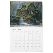 Hütten der Waldlandschaften Kalender (Jan 2026)