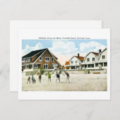 Hütten entlang der Küste, Fairfield, Connecticut (Vorne/Hinten)