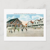 Hütten entlang der Küste, Fairfield, Conneticut Postkarte (Vorderseite)