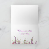 Hütten-Garten-alles Gute zum Karte (Innenseite)