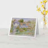 Hütten-Garten-Gruß-Karte Karte (Gelbe Blume)