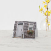 Hütten-Grau Karte (Gelbe Blume)