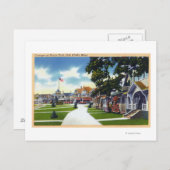 Hütten im Ocean Park Postkarte (Vorne/Hinten)