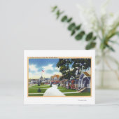 Hütten im Ocean Park Postkarte (Stehend Vorderseite)