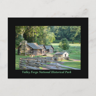 Hütten im Valley Forge Postkarte