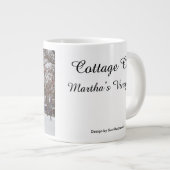 Hütten im Winter - Martha's Vineyard Jumbo-Tasse (Vorderseite Rechts)