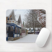 Hütten im Winter - Martha's Vineyard Mousepad (Mit Mouse)