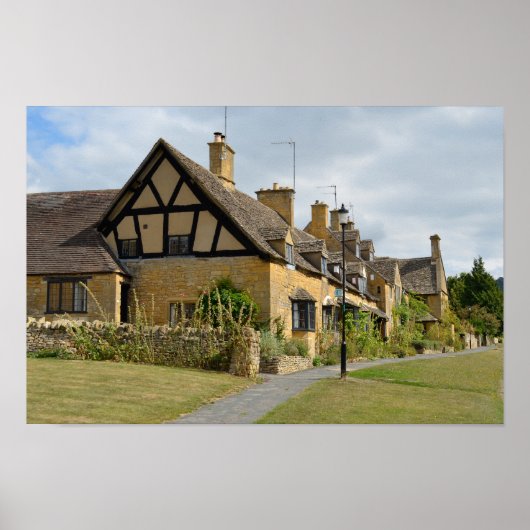 Hütten in Broadway, Cotswolds Plakatdruck Poster (Vorne)
