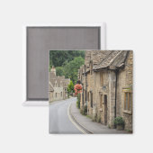 Hütten in Castle Combe, britischer Foto-Magnet Magnet (Vorderseite/Rückseite)