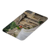 Hütten in Castle Combe, UK, rechteckiger Magnet (Linke Seite)