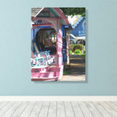 Hütten in einer Reihe - Martha's Vineyard Leinwanddruck (Insitu (Holzboden))