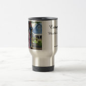 Hütten in einer Reihe - Martha's Vineyard Reisebecher (Mittel)