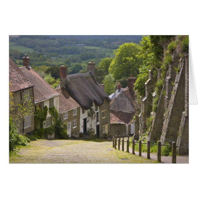 Hütten in Gold Hill, Shaftesbury, Dorset, (Vorderseite (Horizontal))
